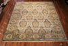 8x10 Hand Knotted Transitional Area Rug