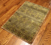 2x3 Hand Knotted Earth Tone Transitional Area Rug