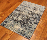 2x3 Hand Knotted HiLo Modern Area Rug