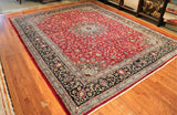 10x13 Hand Knotted Mashad Area Rug