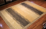 8x10 Hand Knotted Modern Peshawar Area Rug