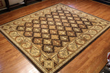 8x9 Hand Knotted Modern Peshawar Area Rug