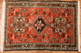 2x3 Hand Knotted Heriz Area Rug