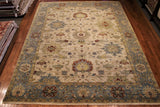 9x12 Hand Knotted Oushak Area Rug