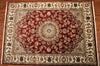 6x8 Hand Knotted Nain Area Rug