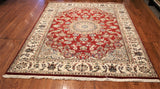 6x8 Hand Knotted Nain Area Rug