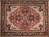 9x12 Hand Knotted Serapi Area Rug