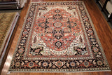 9x12 Hand Knotted Serapi Area Rug