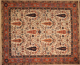 8x10 Hand Knotted Oushak Area Rug