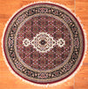 3' Round Hand Knotted Mahi Area Rug