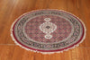 3' Round Hand Knotted Mahi Area Rug