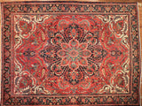 8x11 Hand Knotted Antique Persian Area Rug