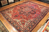 8x11 Hand Knotted Antique Persian Area Rug