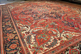 8x11 Hand Knotted Antique Persian Area Rug