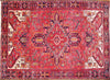 8x11 Hand Knotted Persian Heriz Rug