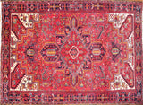 8x11 Hand Knotted Persian Heriz Rug