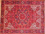 8x11 Hand Knotted Persian Tabriz Area Rug