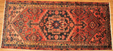 4x8 Hand Knotted Hamadan Palace Runner