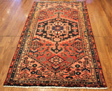 4x8 Hand Knotted Hamadan Palace Runner