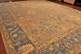 9x12 Hand Knotted Oushak Area Rug