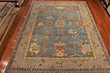 9x11 Hand Knotted Oushak Are Rug