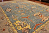 9x11 Hand Knotted Oushak Are Rug