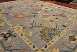 9x12 Hand Knotted Oushak Area Rug