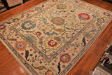 9x12 Hand Knotted Oushak Area Rug