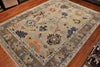 9x12 Hand Knotted Oushak Area Rug