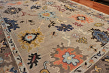 9x12 Hand Knotted Oushak Area Rug