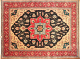 9x11 Hand Knotted Persian Tabriz Area Rug