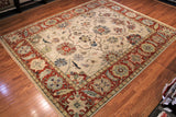 8x10 Hand Knotted Oushak Area Rug