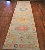 3x13 Hand Knotted Oushak Runner