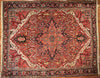 10x12 Hand Knotted Persian Heriz Area Rug