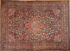 9x12 Hand Knotted Kashan Area Rug