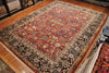 10x13 Hand Knotted Sarouk Area Rug