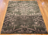 3x5 Hand Knotted Transitional Area Rug