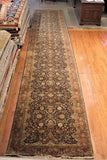 4x22 Hand Knotted Sarouk Palace Runner