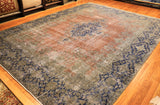 10x13 Hand Knotted Vintage Area Rug