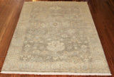 4x6 Hand Knotted Oushak Area Rug