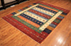 6x7 Hand Knotted Gabbeh Area Rug