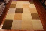 8x11 Hand Knotted Modern Area Rug