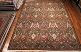 9x12 Hand Knotted Transitional Area Rug