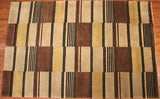 5x8 Hand Knotted Modern Area Rug