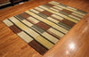 5x8 Hand Knotted Modern Area Rug