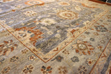 10x14 Hand Knotted Oushak Area Rug