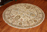 6' Round Hand Knotted Sultan Rug