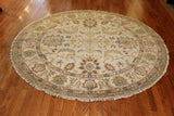 6' Round Hand Knotted Sultan Rug