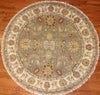 6' Round Hand Knotted Sultan Area Rug