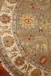 6' Round Hand Knotted Sultan Area Rug